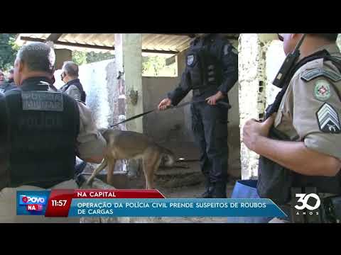 Operação da Polícia Civil prende suspeitos de roubos de cargas na Capital- O Povo na TV