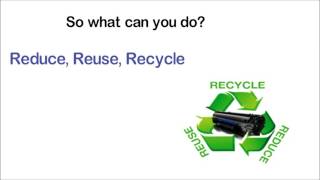 Why you should refill or recycle your old empty toner and ink cartridges