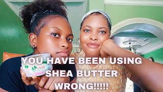 GET RID OF UNEVEN SKIN TONE VERY FAST WITH SHEA BUTTER: How to use Jimpo ori to glow skin overnight