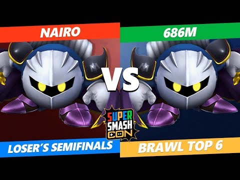 SSC 2019 SSBB -  686M (Meta Knight) VS NRG Nairo (Meta Knight) Smash Brawl Loser's Semifinals