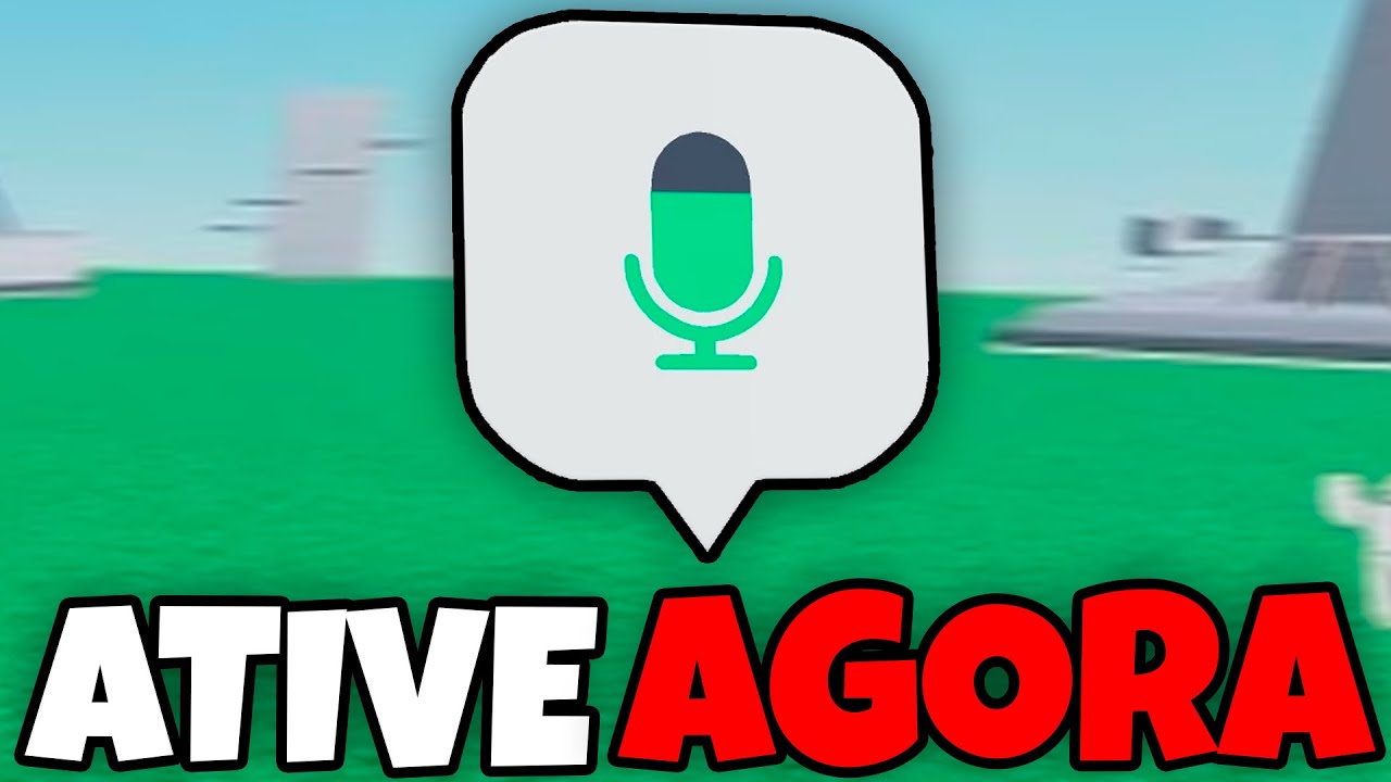AGORA TODOS TEM ACESSO AO CHAT DE VOZ NO ROBLOX ATIVE AGORA