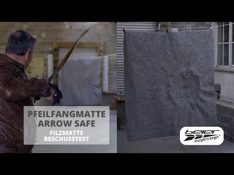 Pfeilfangmatte Beschusstest - BOGENSPORT BEIER