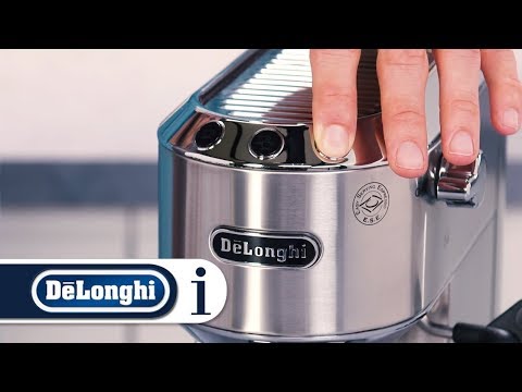 Kavos aparatas  DeLonghi EC685.W Dedica Style video