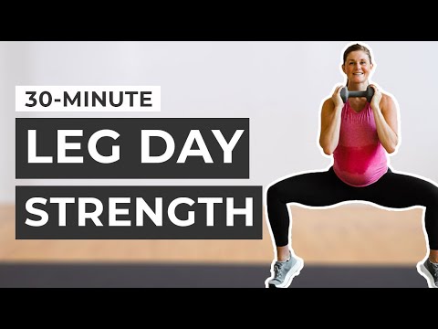 30-Minute Lower Body Workout For Women (Pregnancy Workout)