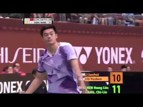 Yonex Open Chinese Taipei 2016 | Badminton F M5-MD | Li/Liu vs Chen/Wang