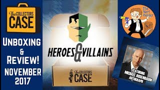 The Collectors Case &quot;Heroes &amp; Villains&quot; Unboxing &amp; Review - November 2017