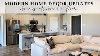 HOMEGOODS HAUL | HOME DECOR UPDATES | MODERN & NEUTRAL AESTHETICS | VLOG 2022