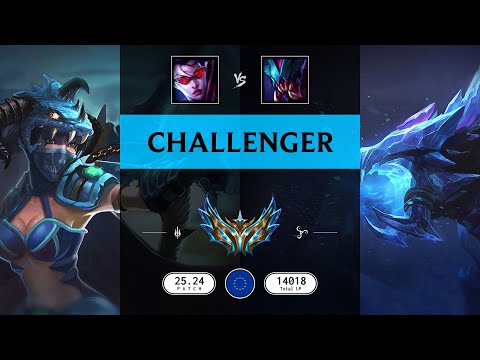 Challenger Match: Over 10.000 LP - EUW server Patch 25.24