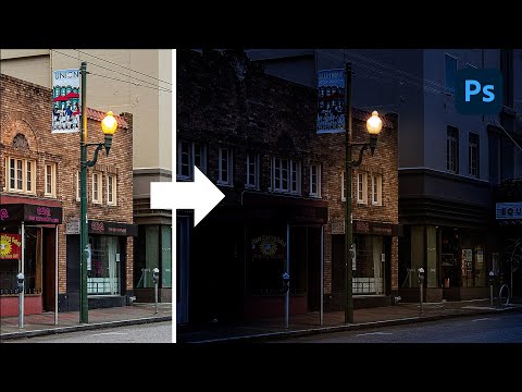 Turn DAY Into NIGHT in Photoshop