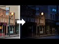 Turn DAY Into NIGHT In Photoshop