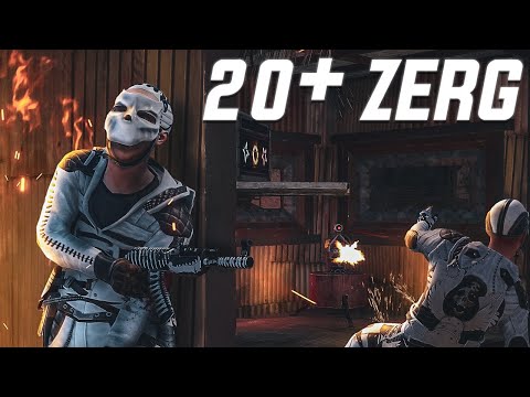 I raided a 20+ DEEP Chinese ZERG | RUST