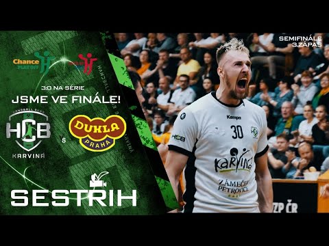 SESTŘIH: HCB Karviná - HC Dukla Praha (3.semifinále) | POSTUPUJEME DO FINÁLE 🏆🔥