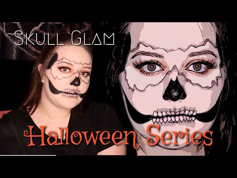 SKULL GLAM MAKEUP | Halloween Week Day 3 | Ceili Caruso