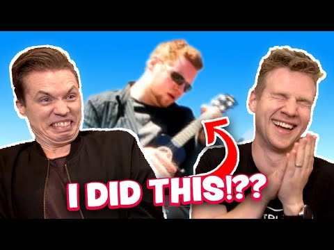 Reacting to my OLD MUSIC VIDEOS *CRINGE!* - Feat. RoomieOfficial Video