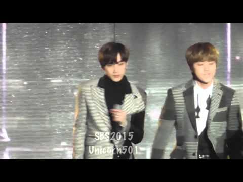 B1A4 SBS Gayo Daejun 2015 Jinyoung focus