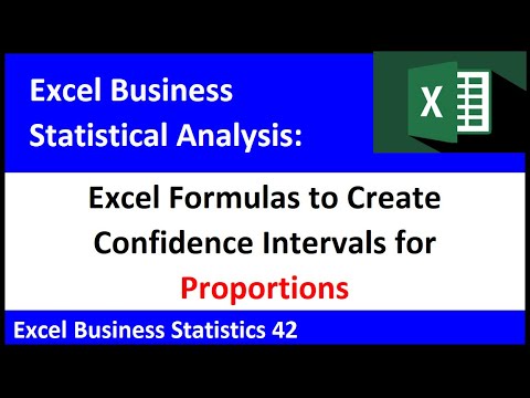 Excel Statistical Analysis 01 Data Statistics