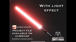 DARTH Vader lightsaber (Nomad Sculpt) Showcase.