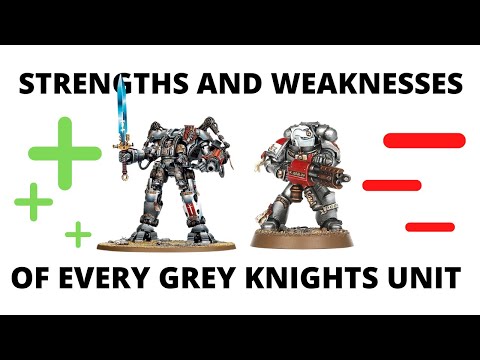 Strengths and Weaknesses for EVERY Codex Grey Knights Unit