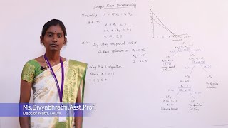Branch and bound method in Integer Linear Programming | Mathematics| E-Learning