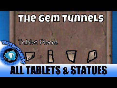 Ice Age Scrat's Nutty Adventure - The Gem Tunnels All Tablet Pieces & Statues Location