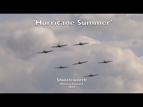 'Hurricane Summer' - 7 Hawker Hurricanes -  Shuttleworth Military Pageant 2019