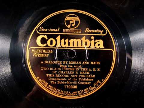 TWO BLACK CROWS IN THE AEF by Moran and Mack c.1928