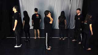 Exercícios de teatro / Jogos teatrais - Telefone sem fio com gestos