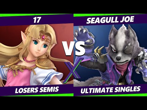 S@X 360 Online Losers Semis - 17 (Zelda) Vs. Seagull Joe (Palutena, ROB, Wolf) Smash Ultimate - SSBU