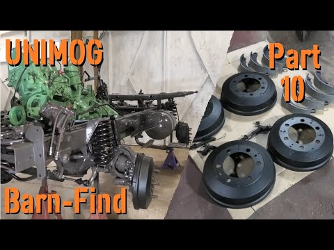Unimog Barn Find. Part 10 - Brakes n' stuff