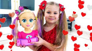 Diana and Roma Pretend Play with Dolls  Funny stor