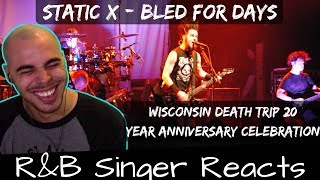 R&amp;B Head Reacts to Static-X - Bled For Days
