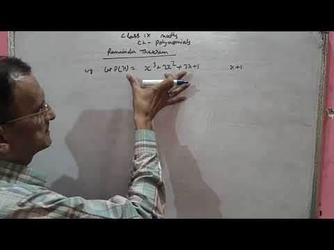 Class 9 Maths Chapter 2: Remainder Theorem and Factor Theorem