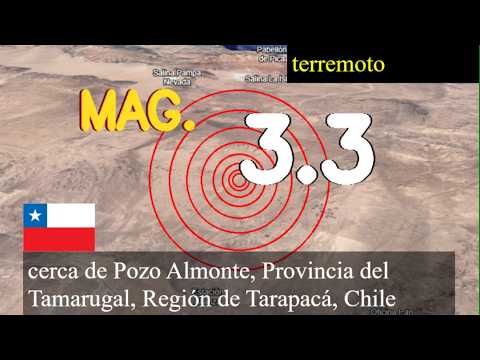 Terremoto cerca de Pozo Almonte, Provincia de Tamarugal, Región de Tarapacá, Chile actualizaciones