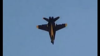 RC F/A-18 Blue Angel near disaster crash