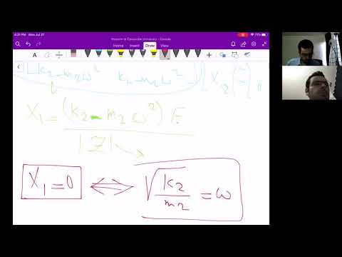 Mechanical Vibration Tutorial 7 (Multi-DOF vibrations)