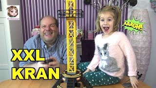 XXL RIESEN KRAN - Elektronischer Spielspaß für die Baustelle im Kinderzimmer