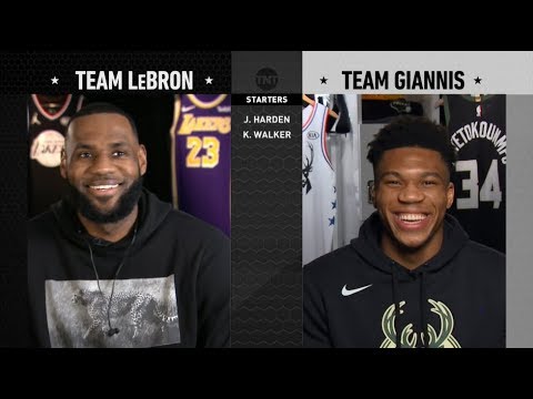 Team LeBron & Team Giannis Full Draft | 2019 NBA All-Star