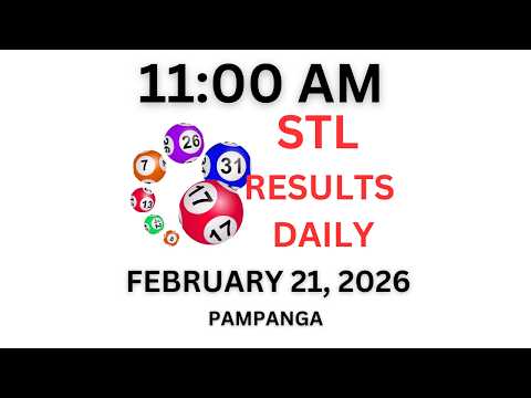 STL PAMPANGA 11:00 AM LIVE  Draw FEBRUARY 21, 2026