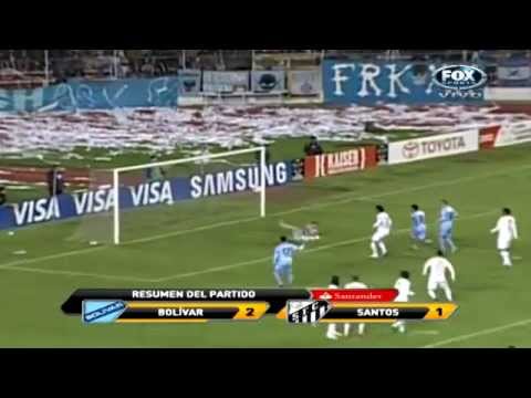 Bolivar 2 - 1 Santos | 8vos de Final | Copa Libertadores 2012