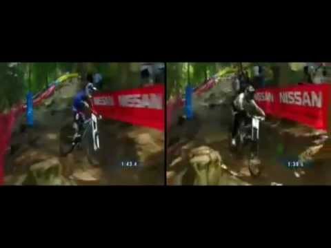 Sam Hill vs Gee Atherton - World Championship 2008 (Val di Sole)