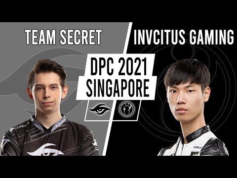 DOTA 2 LIVE - Team Secret VS Invictus Gaming Singapore Major 2021: Playoffs