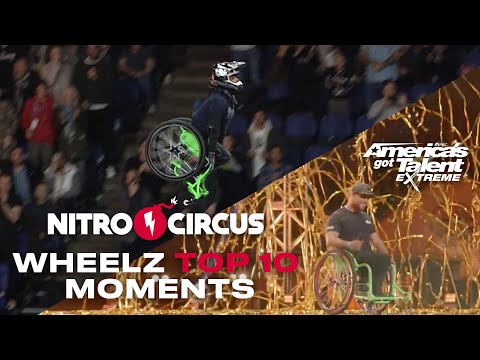 Aaron "Wheelz" Fotheringham INSANE Wheelchair Athlete Top Moments in Nitro Circus History