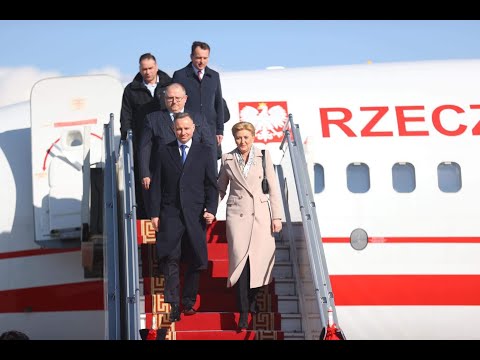 President of the Republic of Poland Andrzej Sebastian Duda and his spouse Agata Kornhauser-Duda have arrived in Mongolia