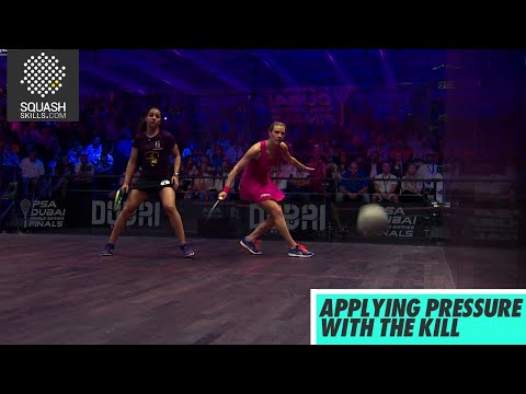 Squash tips: Applying Pressure with the Kill with Laura Massaro