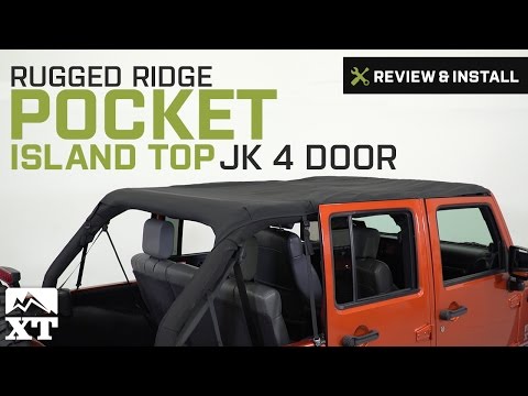 Jeep Wrangler Rugged Ridge Pocket Island Top (2010-2017 JK 4-Door) Review & Install