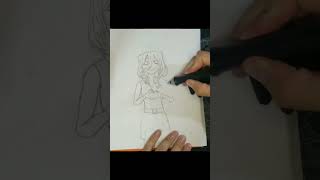 primer Fan art: Miku Nakano.Espero que todos tengan una feliz navidad. #fanart #dibujotradicional