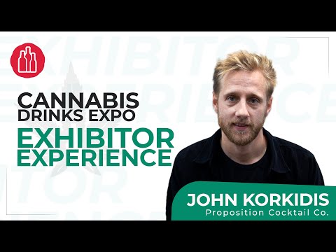John Korkidis from Proposition Cocktail Co. at the Cannabis Drinks Expo