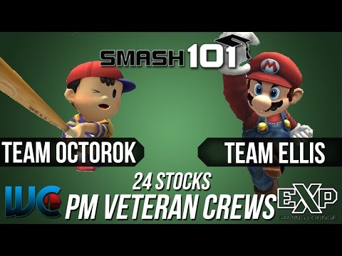 Smash 101 August Veteran PM Draft Crew Battle - Team Octorok vs. Team Ellis