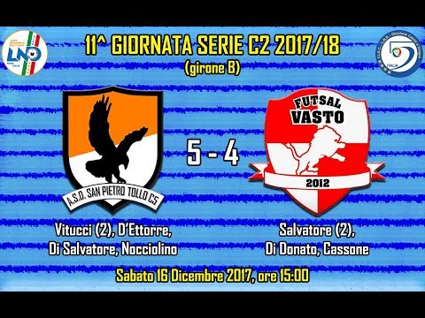 SAN PIETRO TOLLO C5 5 - 4 Futsal Vasto || Highlights 11^ Giornata C2 (girone B)