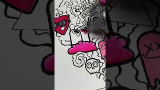 Cheap markers Vs copics: doodle art! Part 1
